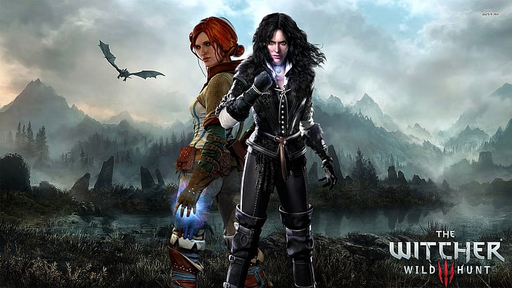 The Witcher Wild Hunt digital wallpaper, The Witcher 3: Wild Hunt