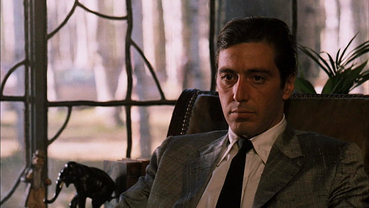 The Godfather, The Godfather Part II, portrait, one person