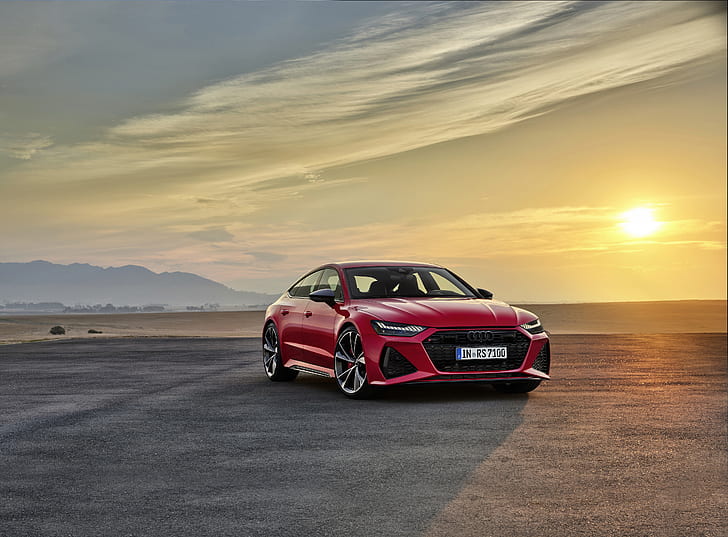 Audi, Audi RS7, Car, Luxury Car, Red Car, Vehicle