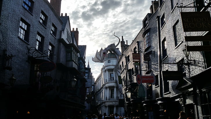dragon, Harry Potter, Florida, Universal Pictures, HD wallpaper