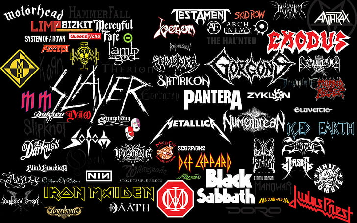 Music, Heavy Metal, Band, Bands, Collage