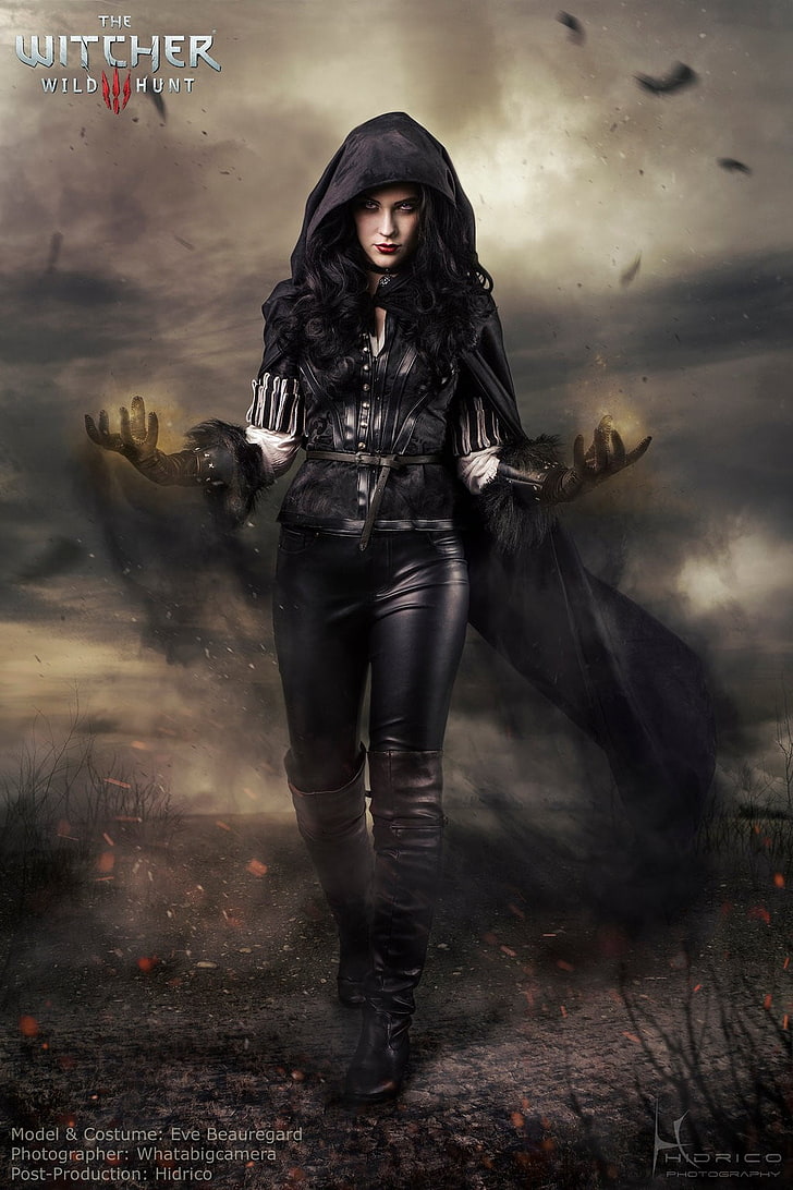 The Witcher Wild Hunt game poster, cosplay, Yennefer of Vengerberg, HD wallpaper