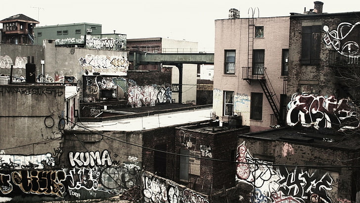 ghetto, city, architecture, built structure, building exterior, HD wallpaper