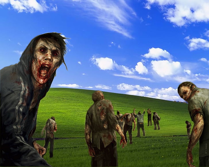 zombies bliss windows xp left 4 dead microsoft windows 1280x1024  Technology Windows HD Art
