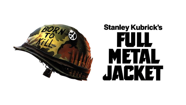 Movie, Full Metal Jacket, Bullet, Helmet, HD wallpaper