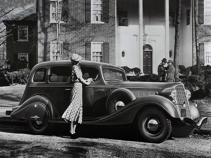 1935, deluxe, hudson, retro, sedan, series hu, HD wallpaper