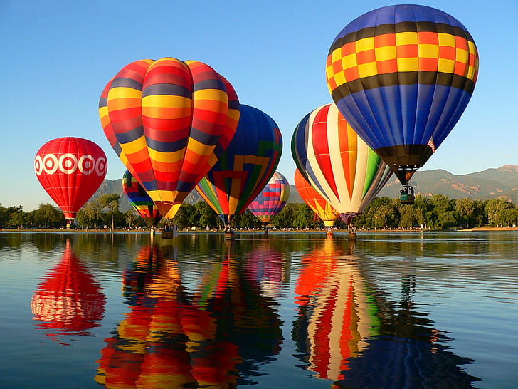 Colorado, balloon, hot air balloons, HD wallpaper