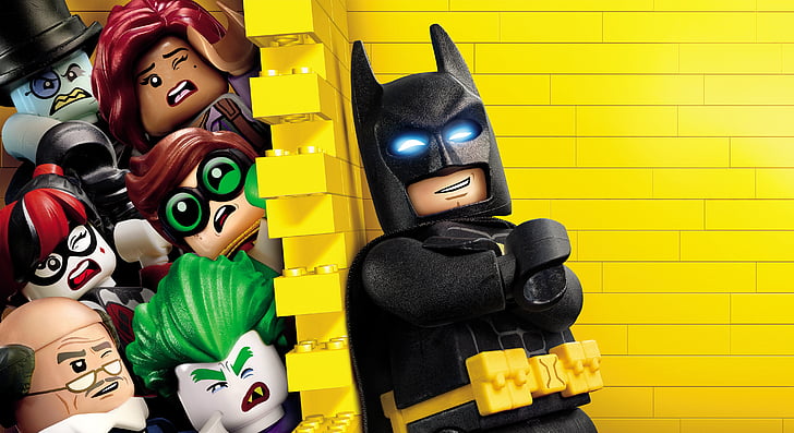Batman lego, The Lego Batman Movie, Animation, 4K, 2017, HD wallpaper