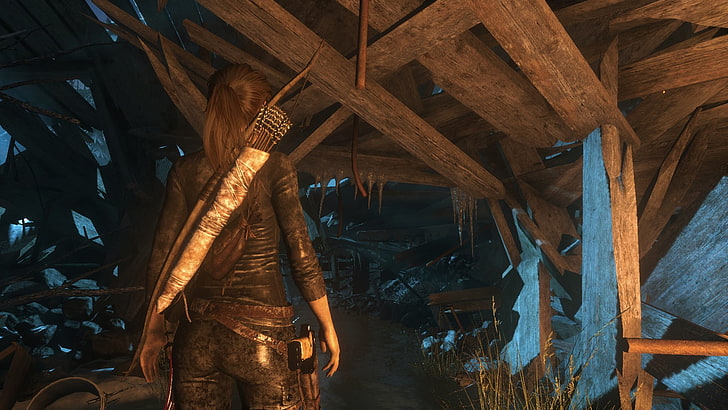Rise of the Tomb Raider, wood - material, indoors, no people, HD wallpaper