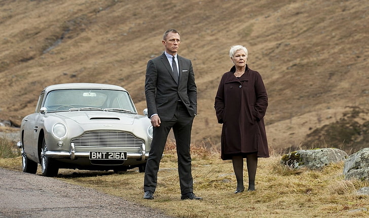 James Bond, Skyfall, Daniel Craig, Judi Dench, HD wallpaper