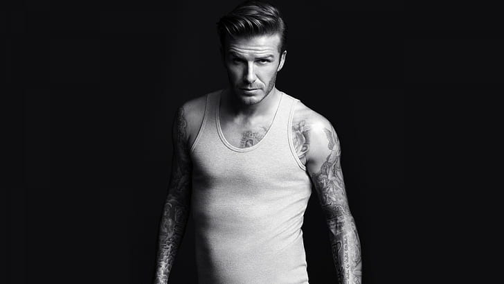 David Beckham HD, men's tank top, sports, HD wallpaper
