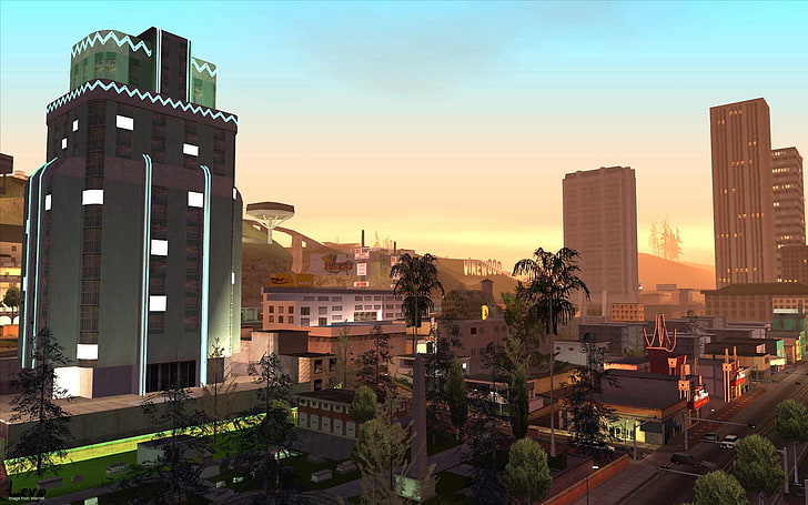 HD wallpaper: Grand Theft Auto, Grand Theft Auto: San Andreas, building  exterior | Wallpaper Flare