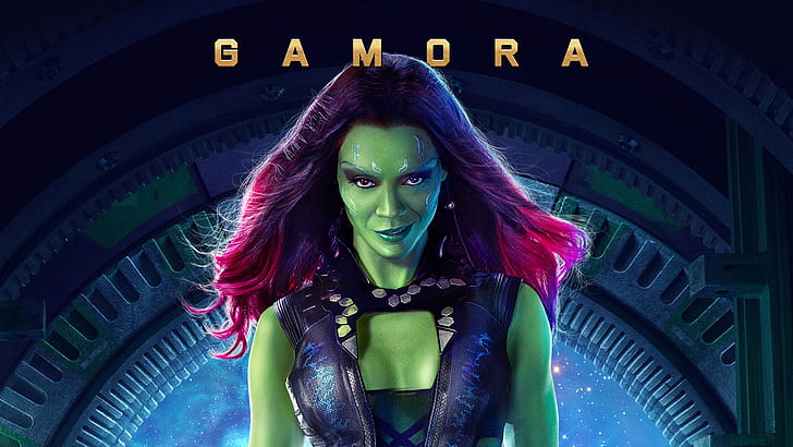 Zoe Saldana, Guardians of the Galaxy, HD wallpaper