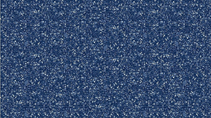 blue and white textile, abstract, pixels, pattern, jeans, backgrounds, HD wallpaper