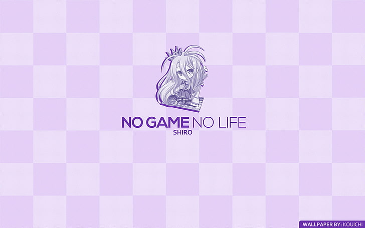No Game No Life, anime girls, Shiro (No Game No Life), paper, HD wallpaper