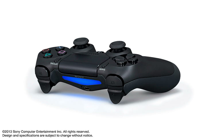 Playstation 4 Dualshock Controller, coltroller, games, HD wallpaper