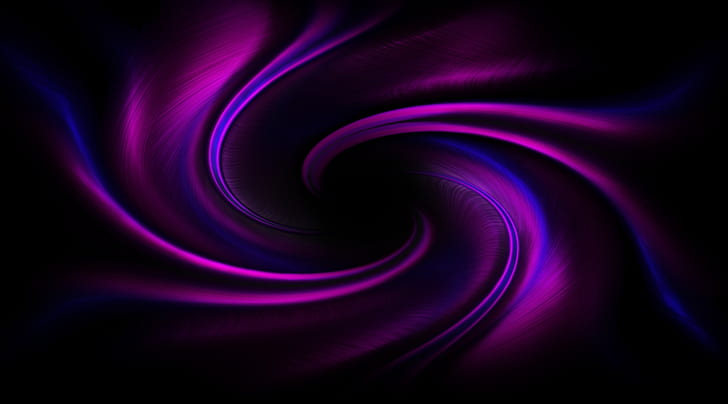violet, merger, blue, gradient, rotating, lines, waves, Abstract