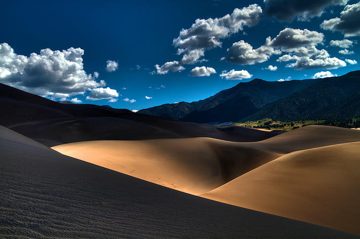 desert landscape, Lines in the Sand, Sand  desert, colorado, great  sand  dunes