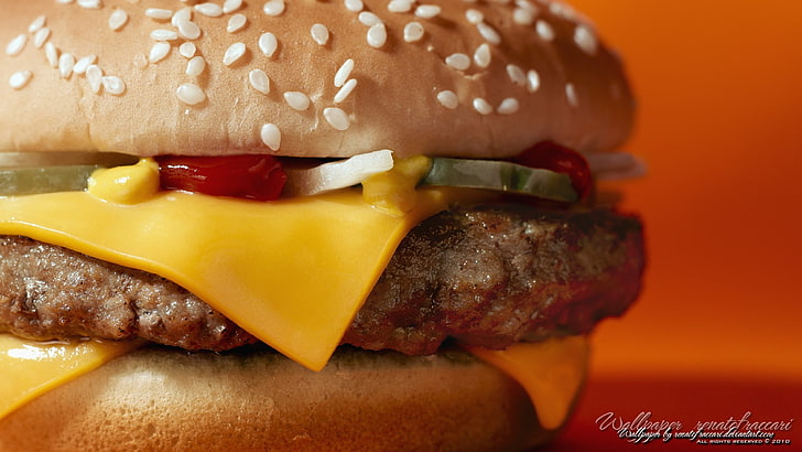 Premium Photo | 3d rendering of american cheese burger and isolated  illustrator wallpaper