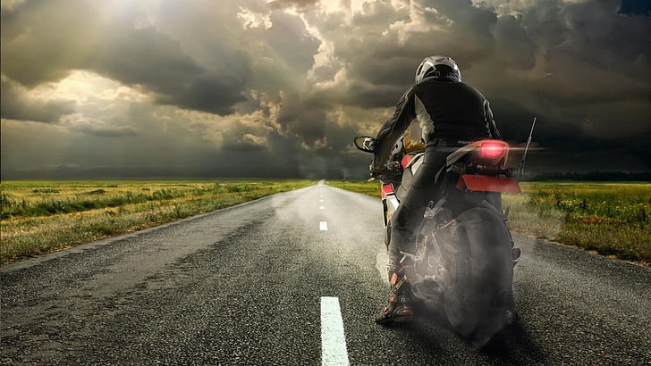 HD wallpaper: motorbike, way, road, sport | Wallpaper Flare