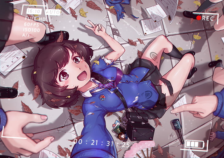 Anime, Girls und Panzer, Yukari Akiyama, representation, indoors, HD wallpaper