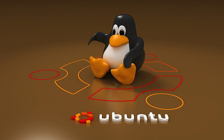 Ubuntu logo, Technology, HD wallpaper