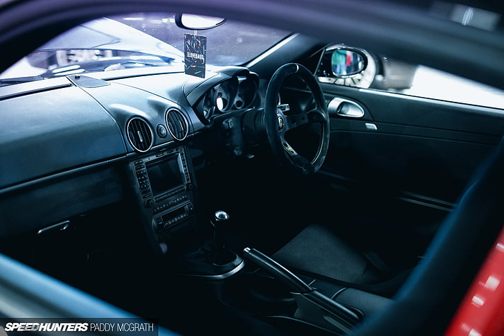 black steering wheel, Porsche, Porsche Cayman, Porsche Cayman S, HD wallpaper