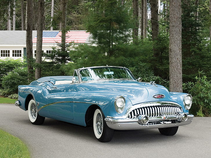 1953 Buick Skylark, convertible, vintage, classic, antique, cars, HD wallpaper