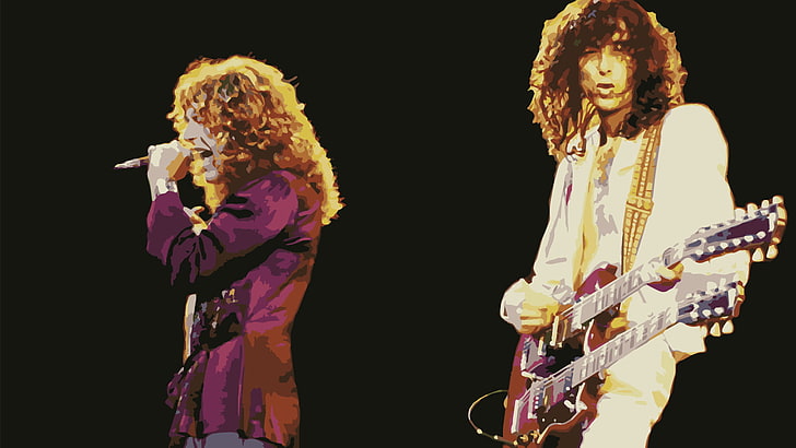 Band (Music), Led Zeppelin, Jimmy Page, Robert Plant, Rock (Music), HD wallpaper