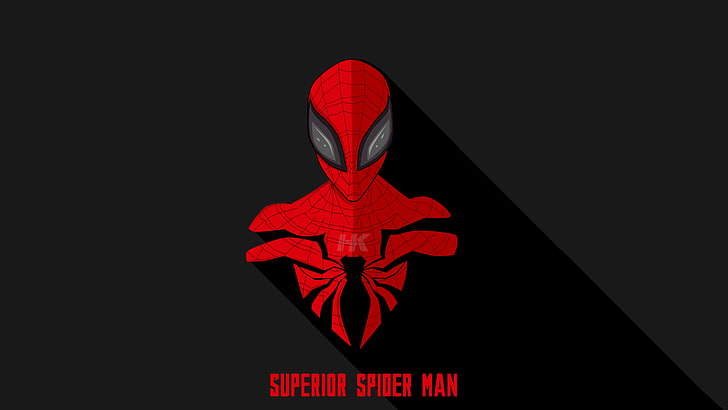 HD wallpaper: Minimal, 5K, Dark background, Marvel Comics, Superior  Spider-Man | Wallpaper Flare