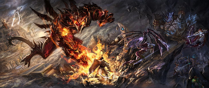 Kerrigan, Blizzard Entertainment, Anubarak, Diablo, Johanna, HD wallpaper