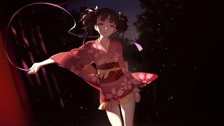 anime, anime girls, ribbon, Kabaneri of the Iron Fortress, Mumei, HD wallpaper