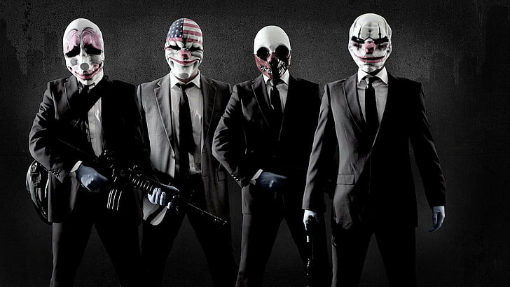 Payday, Payday 2, Chains (Payday), Dallas (Payday), Hoxton (Payday), HD wallpaper