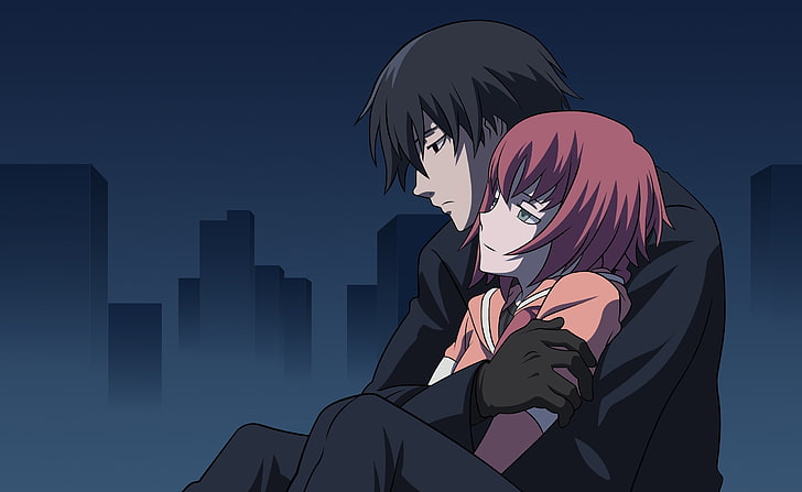 Darker Than Black Hei And Suou Pavlichenko, male and female anime characters digital wallpaper, HD wallpaper