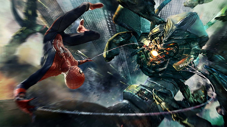 Marvel Spider-Man digital wallpaper, The Amazing Spider-Man, video games, HD wallpaper