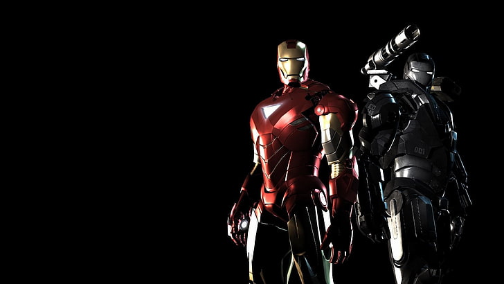 Marvel Iron-Man wallpaper, Iron Man, Iron Man 2, black background