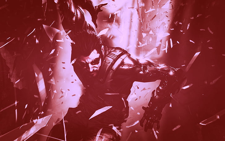 man in suit illustration, Deus Ex: Human Revolution, video games, HD wallpaper