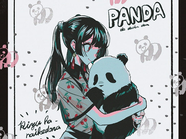 HD wallpaper anime girls panda  Wallpaper Flare