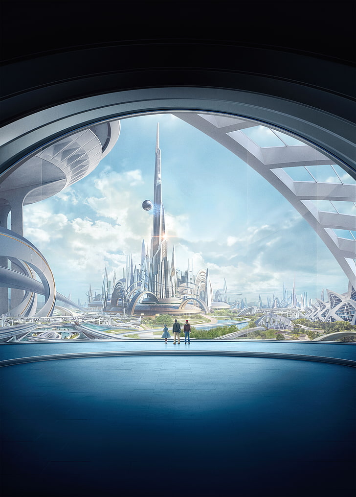Tomorrowland, Fantasy, George Clooney, architecture, built structure, HD wallpaper