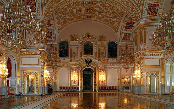 Kremlin Palace   Alexander Hall. Kremlin, Moscow Russia