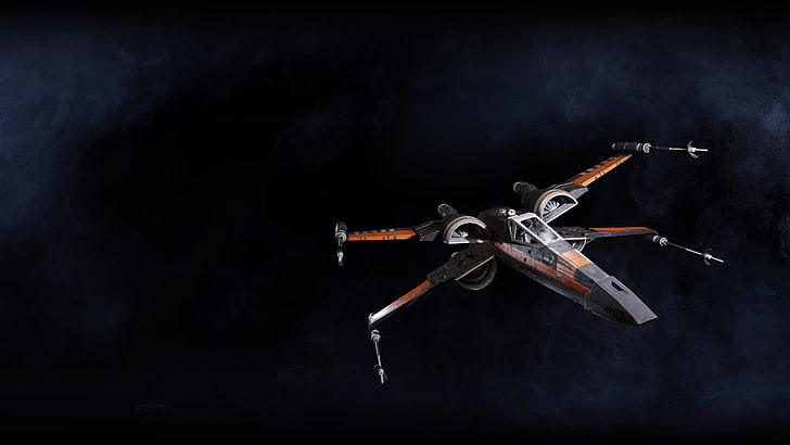 Star Wars Battlefront II, T-70 X-wing fighter, 4K, air vehicle