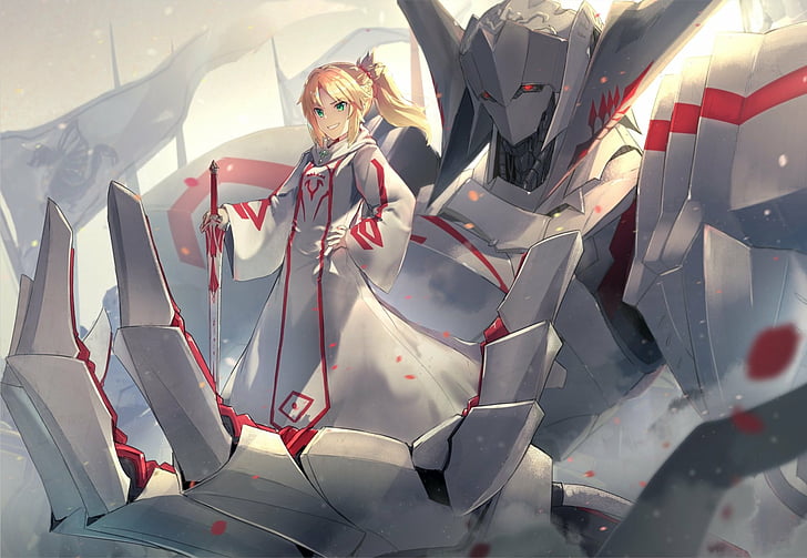 Fate Series, Fate/Apocrypha, Mordred (Fate/Apocrypha), Saber of Red (Fate/Apocrypha)
