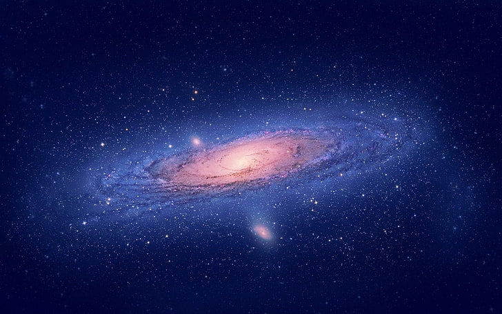 galaxy stars swirl clot-Space Photography HD Wallp.., spiral galaxy illustration