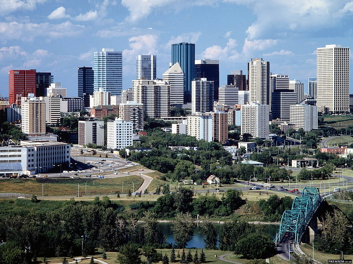 city, cityscape, Alberta, Canada, built structure, architecture, HD wallpaper