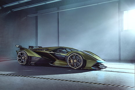 HD wallpaper: Lamborghini, Headlight, The concept car, Drives, V12