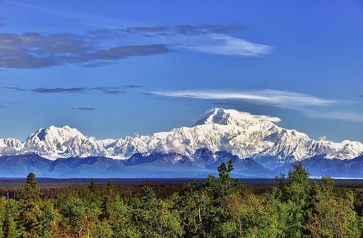 Mountains, Denali, Alaska, Denali National Park, Mount McKinley