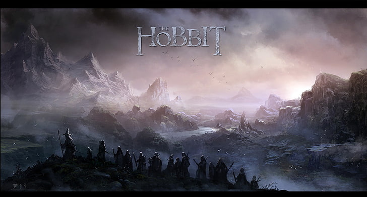 The Hobbit, movies, mountain, cloud - sky, nature, scenics - nature, HD wallpaper