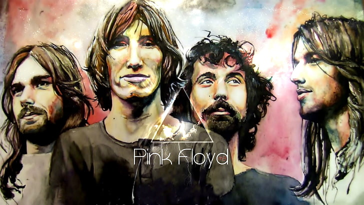 pink floyd hd backgrounds, group of people, young adult, real people, HD wallpaper