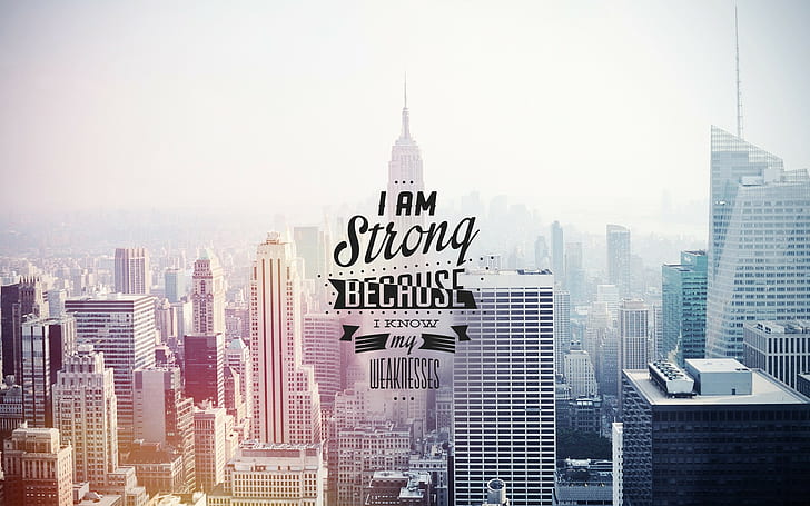 inspirational, quote, cityscape, typography, motivational, HD wallpaper