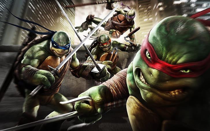 Teenage Mutant Ninja Turtles Out Of The Shadows, HD wallpaper